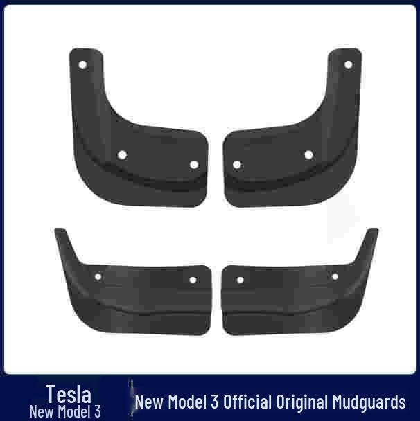 

Безударные брызговики для шин Tesla Model 3 чёрный