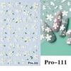 3D Nail Sticker Daisy Cherry Blossom Petal Leaf Butterfly Spring Summer Slider Y2K Manicure Decoration Tips Nail Polish