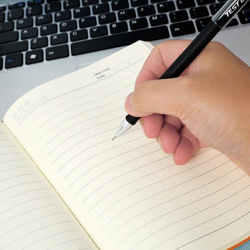 Suede-Feel Soft-Cover A5 Notebook Planner with Custom Logo