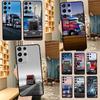 Heavy Truck Car Phone Case For Samsung Galaxy S22 S23 S21 Ultra S20 FE S8 S9 S10 Plus Note 10 20 Ultra Cover