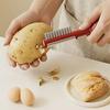 2 in 1 Standing Vegetable Peeler with Brush, Vertical Tumbler Peeler, Multifunctional Potato Apples Peeler, Kitchen Tool