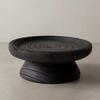 Solid Wood Artistic Tray Vintage Floor-Standing Aromatherapy Ornament Chinese Zen Aesthetic Wooden Craft
