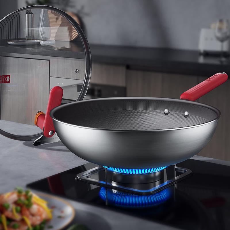 KABACH 2nd Gen 32cm Titanium Shield Non-stick Wok