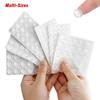 100pcs Transparent Soft Silicone Wall Protector Self-adhesive Door Handle Bumper Plug Non-slip Round Doors Stop Muffler Feet Pad