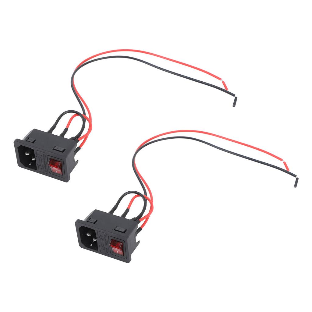 2PCS Pottery Machine Power Switch Push Button Safe Heat Resistant Easy to Use for Ceramic Machine