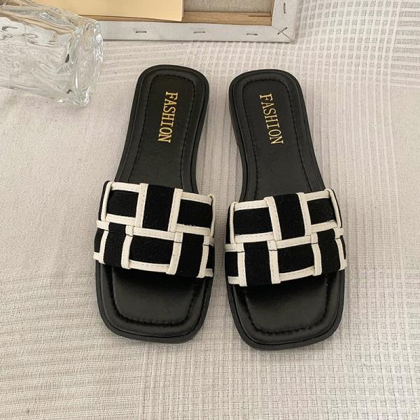 Fashion Female Shoes Ladies' Slippers Luxury Slides Summer Clogs Woman 2025 Designer Flat Beach Beach Shoes Slippers Casual Slides Slipe