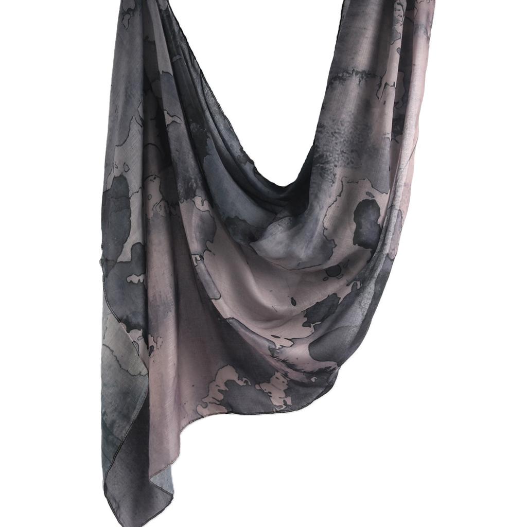 Aquarell Blume Viskose Hijab Schal Atmungsaktiv Weich Lang Mode Schals Kopftuch Paisley Muster Muslimische Hijabs Für Frauen