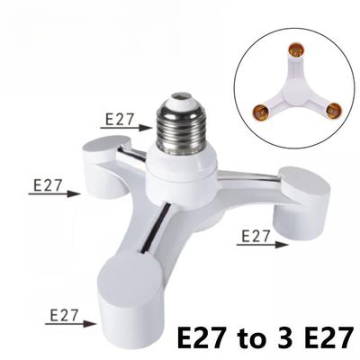 E27 Zu 3 E27 Lampenfassung Konverter Erweitern LED Lampen Birnen Fassung 1 Zu 3 Splitter Adapter Birnenhalter Für E27 Glühbirne