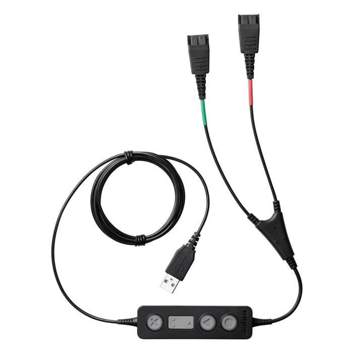 Câble De Supervision - Jabra - Link 265 - USB - QD - Noir