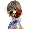 WSKLY (Waskuri) Coming-of-Age Ceremony Hair Ornament Bud Flower Hair Ornament Coming-of-Age Ceremony Graduation Ceremony Baby's Breath Artificial
