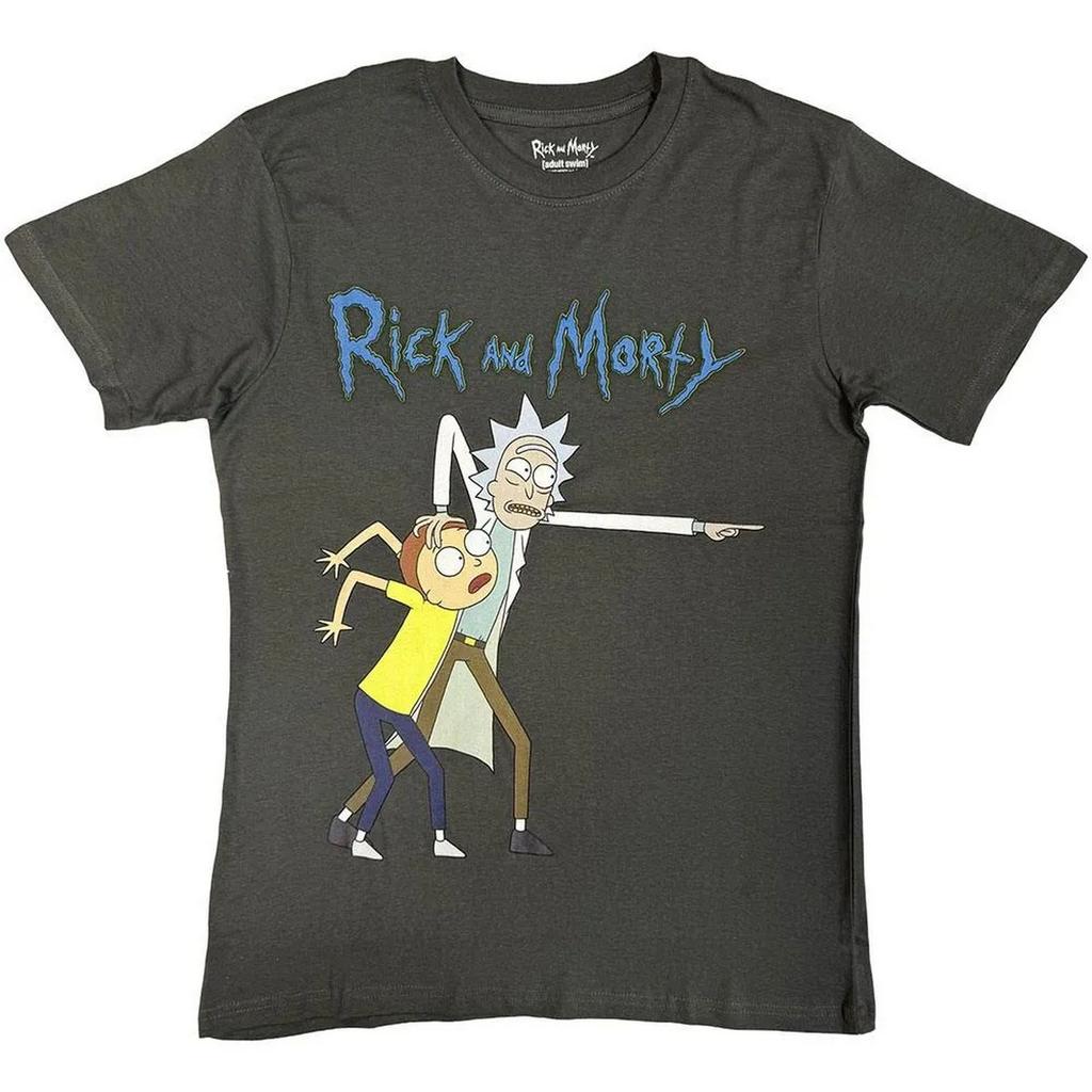 Rick And Morty Unisex Adult Grab And Point T-Shirt