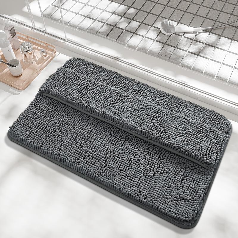 Cross-Border Chenille Quick-Dry Absorbent Bathroom Mat