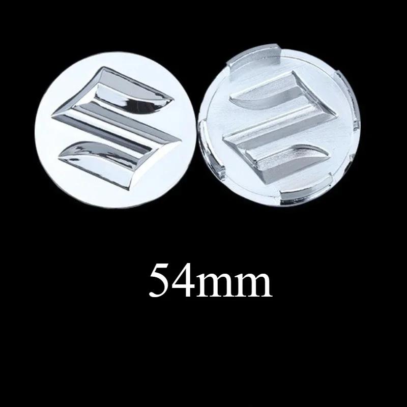 54mm 58mm Car Wheel Center Covers Hub Badge Caps for Suzuki Logo Ignis Jimny Alto Baleno Swift SX4 Ertiga S-Cross Samurai VITARA