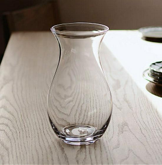 Modern Minimalist Glass Vase for Tulips & Ranunculus - Hydroponic Decor Accent for Living Room