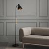 Modern Black LED Floor Lamps Creative Bedroom Reading Deco Dining Room Light Indoor Bulb Dimming White Adjustable