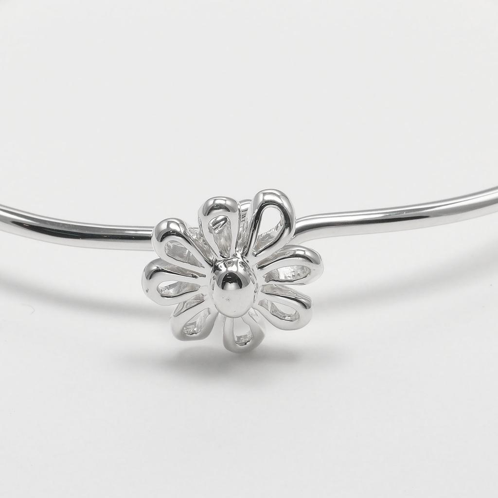 TIFFANY&Co. Daisy Flower Bracelet Silver925 7.7g Women Used