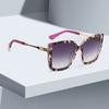 Fashionable Women Sunglasses Large Frame Gradient Color Glasses Exquisite Design for Women Stylish UV Protection Shades