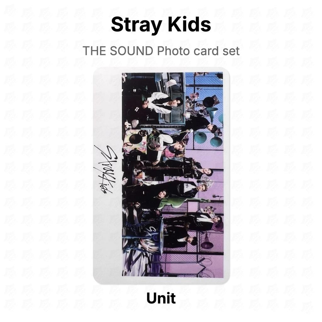 Stray Kids THE SOUND Photo card set Official Photocard