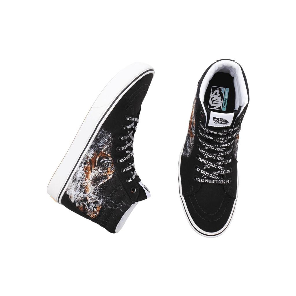 Discovery Channel x Vans ComfyCush Sk8-Hi Projekt Katze Unisex Sneaker Schwarz VN0A3WMB9EF