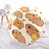 Capybara Themed Travel Umbrella-8 Ribs Automatic Opening and Closing, Portable Folding Design, Compact and Stylish Umbrella Suitable for Out