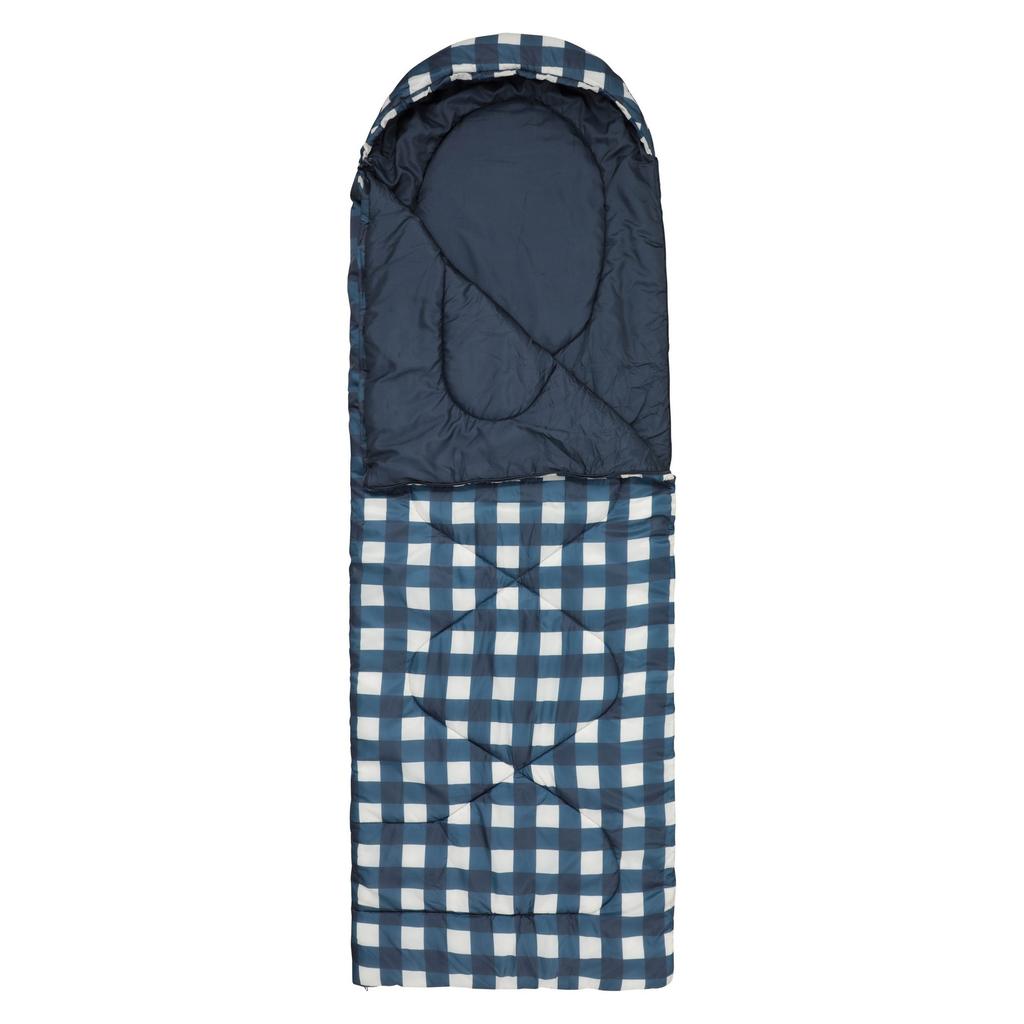 Mountain Warehouse Mid Season Checked Left Zip Sleeping Bag