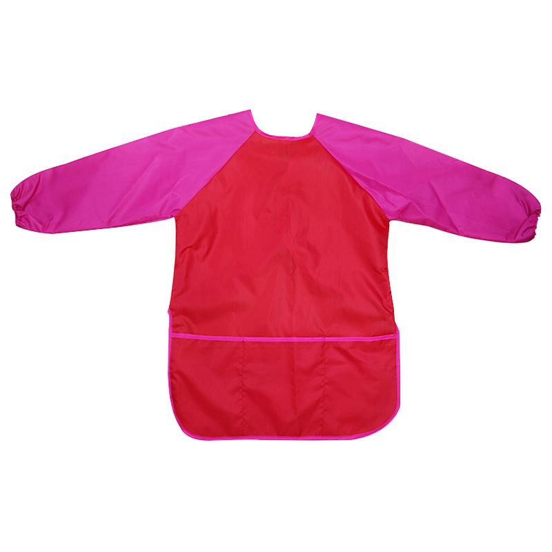 Children's Long-Sleeve Art Smock & Bib - Anti-Stain for Early Education and Kindergarten