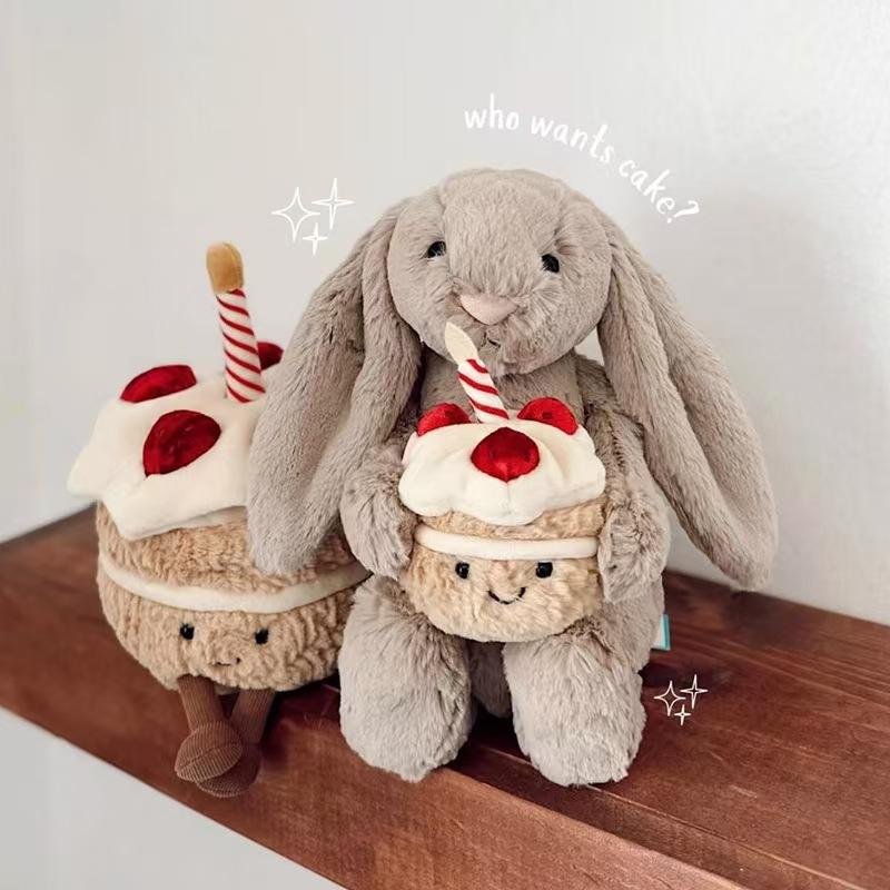 Hug Cake Rabbit Doll Lop Ear Rabbit Plush Toy Birthday Cake Rabbit Doll Birthday Gift Female