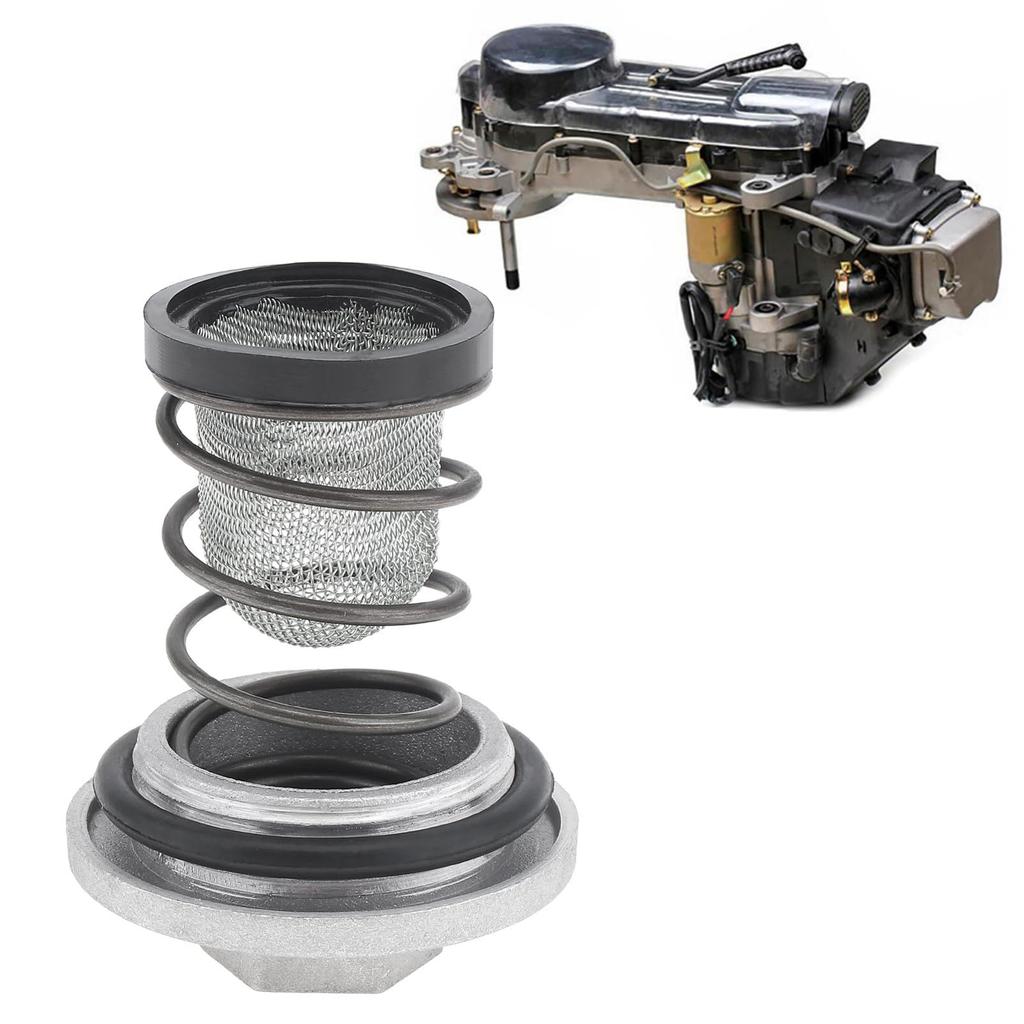 Scooter Drain Plug - Scooter Screen - Spring Filter Sun Press