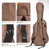 CAHAYA Guitar Case Acoustic PU Material Waterproof 20mm Cushion Easy To Clean Neck Pillow Included 3 Pockets Large Capacity Classical Guitar Folk
