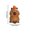 Statuiță Capybara din Lemn Lucrată Manual Sculptură Artistică Clasică Sculptată și Pictată în Lemn Figurină Drăguță Capybara Sculptură în Lemn Decor Acasă