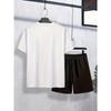 Teen ECKO Graphic Casual Summer Short Sleeve Set Fashion Outdoor Sports Gym Spring/Summer Boys