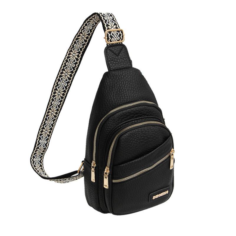 IELGY Ladies Chest Bag Casual All-Match Messenger Bag