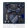 High-End Wedding Groom Tie Pocket Towel Corsage Gift Box Set Men'S Tie