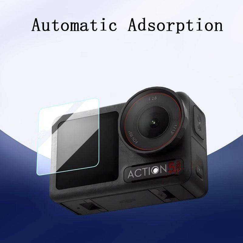 For DJI Osmo Action 5 Pro Tempered Glass Film Screen Protector Lens Tempering Glass Protective Film Camera Accessories