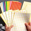 6mm-100mm Self Adhesive Dot Label Stickers 15 Sheets Multi Color and Size Round Stickers for Food Containers/Scrapbook/Packaging