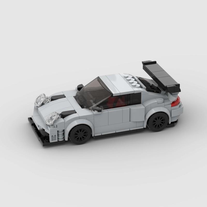 Creative MOC Car City Racing Vehicle Retro Speed Car Rally Building Blocks Bricks Ornament Toys For Kids Adults Birthday Gifts
