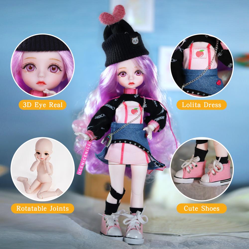 DBS DREAM FAIRY Doll 1/6 BJD Name by Dora&Linda Mechanical Joint Body With Makeup Cool Candy SD Anime Girl