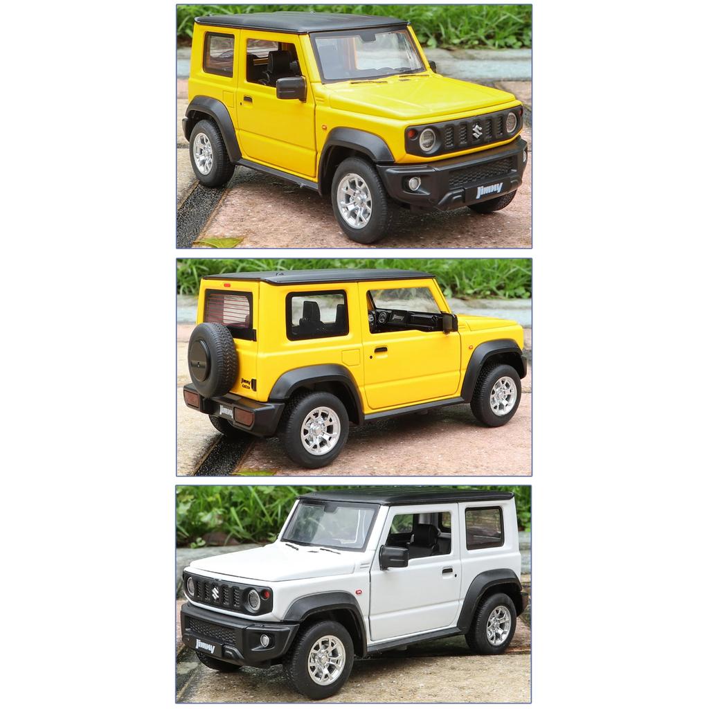 Simulation 1/24 Suzuki Jimny Alloy Automobile Model Die-cast Metal Off-Road Vehicle Model Collection Children's Toy Gifts
