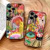 Funny Pumpkin Y-Yayoi K-Kusama Phone Case For iPhone 17,16,15,14,13,12,11 Plus,Pro Max,XS,Soft Black Cover