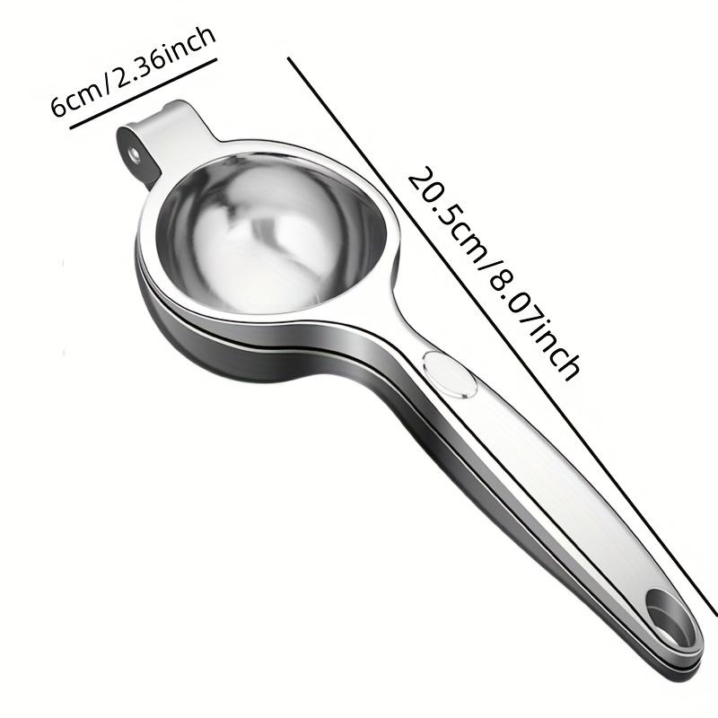 Stainless Steel Manual Citrus Fruit Press , Compact Handheld Citrus Juicer for Oranges, Lemons, Limes , Durable Kitchen Tool for Fresh Juice,