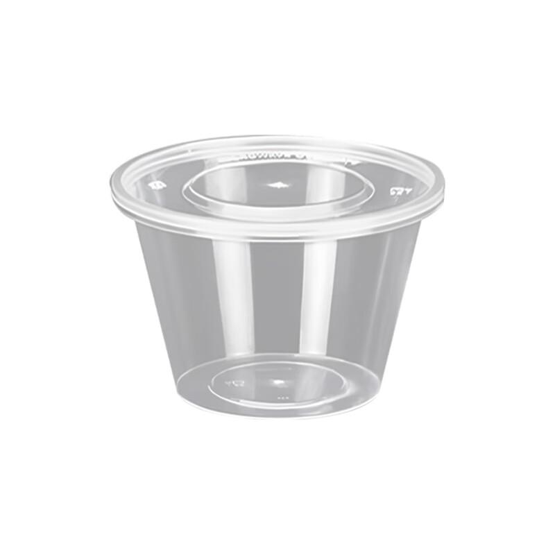 2000ml Round Disposable Food Containers with Lids