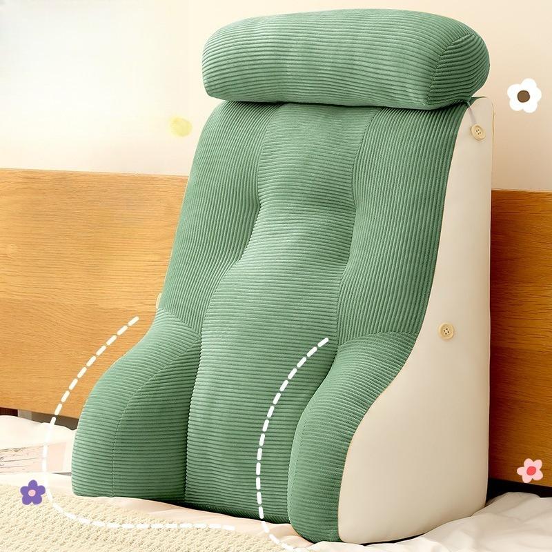 Lumbar Bedside Cushions Soft Back Rest Bed Cushion Wedge Pillow TV Reading Lumbar Cushion Decorative Pillows for Bed