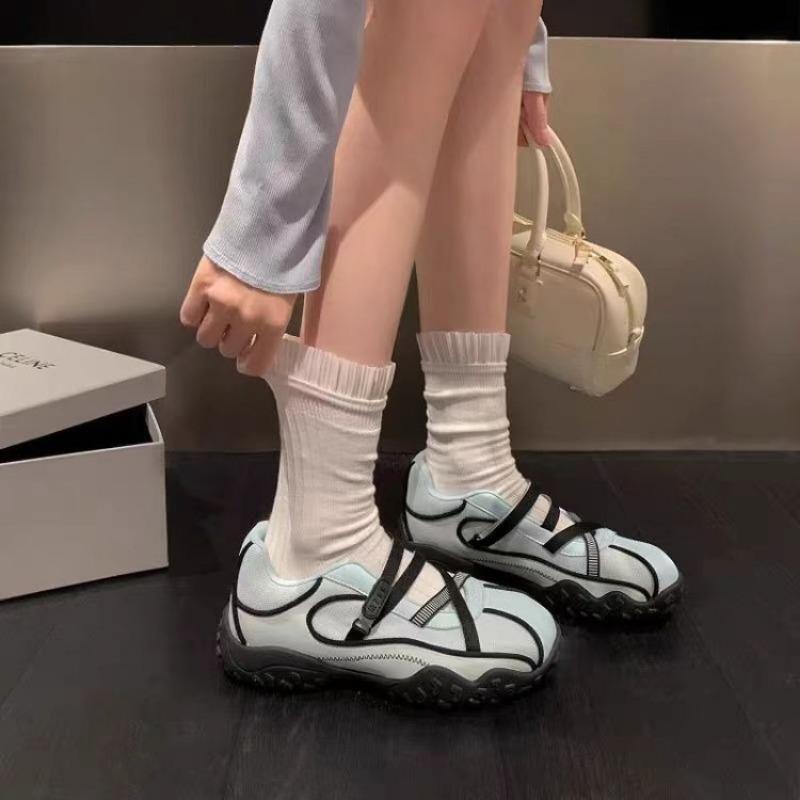 

Cross-strap lazy one-pedal women s shoes summer new thick-soled heightening sports shoes fashion versatile casual shoes 35 синий