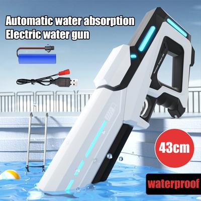 Non-Toxic Electric Water Guns For Adults Powerful Squirt Automatic Water Suction Water Blasters Summer Outdoor Beach Toy For Children Kid Gift