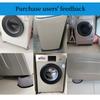4PCS washing machine foot pad shock absorption and non-slip foot pad pulsator drum automatic general furniture heightening, silent and stable
