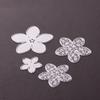 4ks květiny z uhlíkové oceli DIY řezací matrice Scrapbook Card Handcraft Stencil Tool