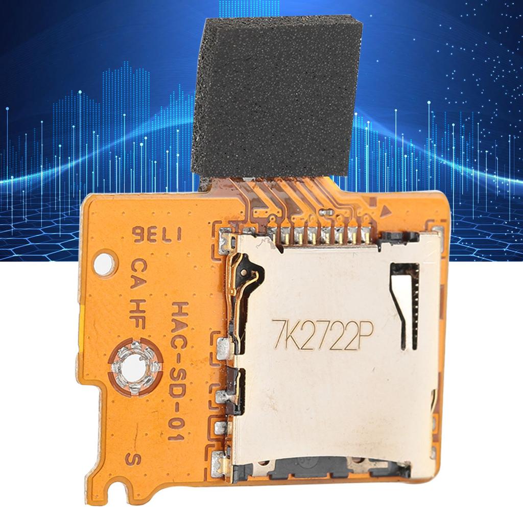 Memory Card Reader Connector Board Slot Socket Repair Parts for switch lite Games Console