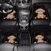 Car Floor Mats Cartoon Curly-Haired Puppy Cute Car Interior Decoration Floor Mats Leather Water-Absorbent Non-Slip Single-Piece Carpet Floor Mat