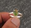 Peridot Gemstone Solid 925 Sterling Silver Birthstone Gift Ring Jewelry Minimalist Ring Boho Jewelry