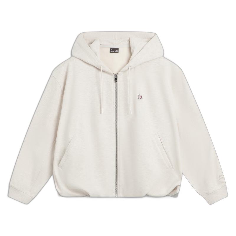 Li-Ning Women's Retro Hooded Zip-Up Sweatshirt AWDVC22